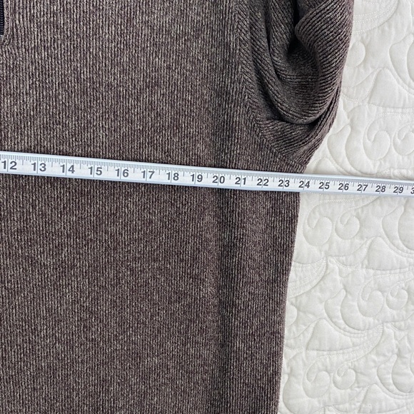 Denver Hayes Zip-Up Sweater Dark Brown Corduroy Size XL - Picture 4 of 6